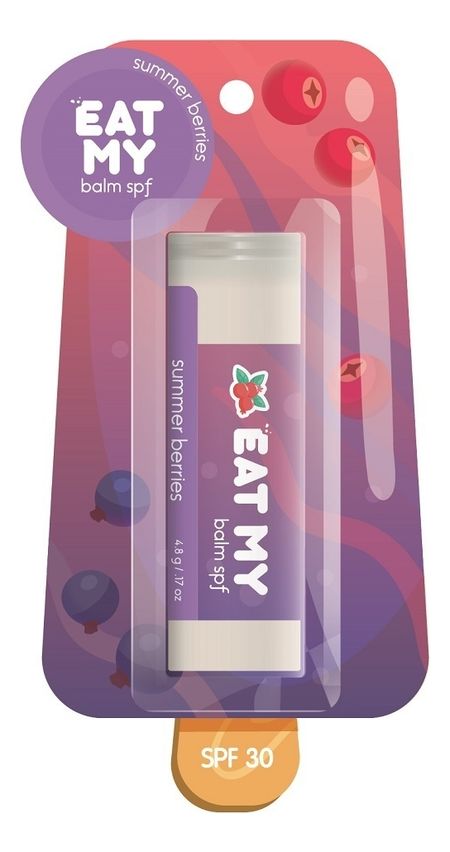 Бальзам для губ Летние ягоды Summer Berries SPF30 4,8г