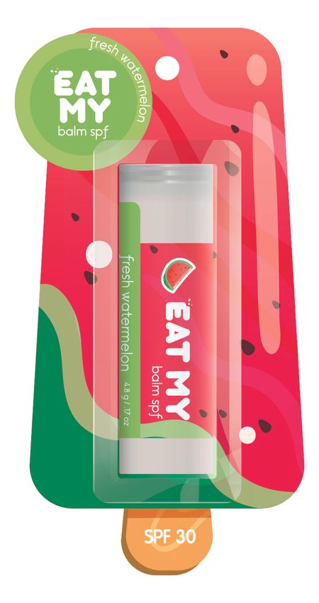 Бальзам для губ Свежий арбуз Fresh Watermelon SPF30 4,8г