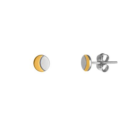 LUSIN Jewelry Пусеты из серебра с полумесяцами Old Moon Earrings