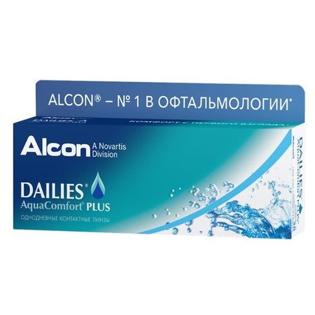 Линзы контактные Alcon/Алкон Dailies aquacomfort plus (8.7/-10,00) 30шт