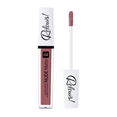 Помада губная жидкая матовая Nude Matte Complimenti Relouis 4,5г тон 25 Универсальный розовый
