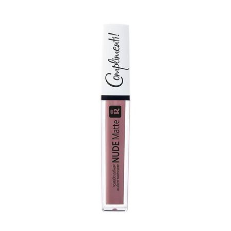 Помада губная жидкая матовая Nude Matte Complimenti Relouis 4,5г тон 10 Холодный розовый