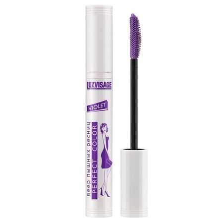 Тушь веер пышных ресниц Violet Perfect Color Luxvisage 8г