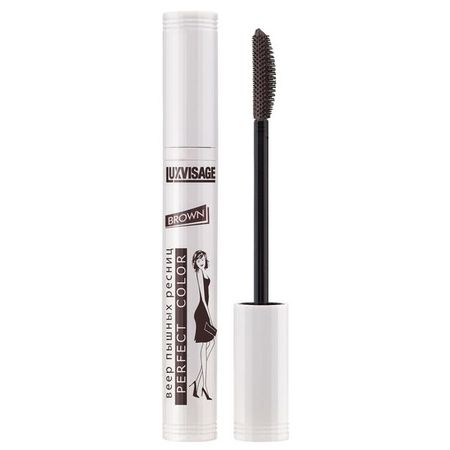 Тушь веер пышных ресниц Brown Perfect Color Luxvisage 8г