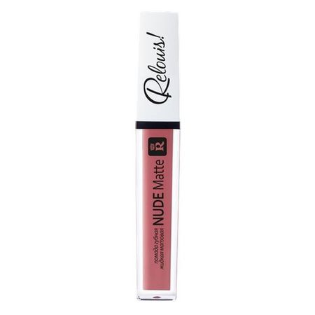 Помада губная жидкая матовая Nude matte complimenti Relouis 4,5г тон 12 Тёплый коралловый нюд