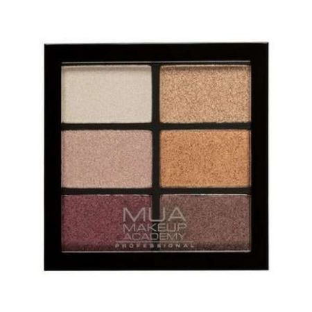 Палетка теней для век 6 оттенков Rusted wonders Professional Make Up Academy Mua/Муа 12г