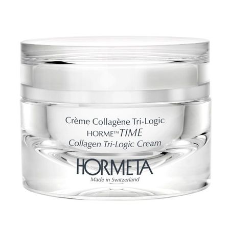Крем для всех типов кожи тройного действия коллагеновый дневной Time Hormeta/Ормета банка 50мл