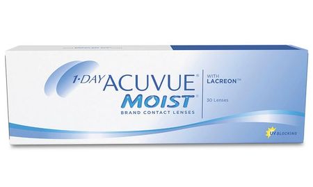 Линзы контактные Acuvue 1 Day Moist with Lacreon (-3.25/8.5/14.2) 30шт