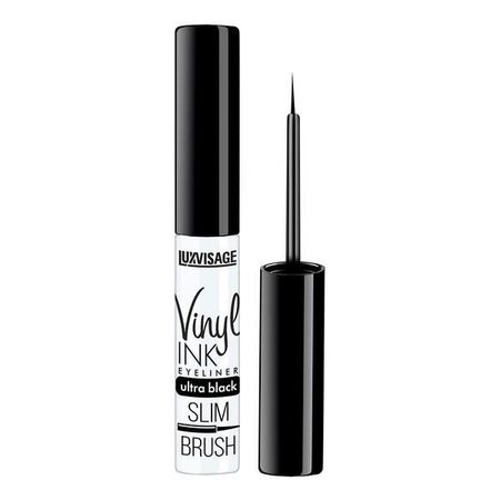 Подводка для глаз ультрачерный Vinyl Ink ultra black Luxvisage 4г
