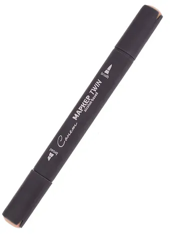Маркер художественный "Сонет" Twin Brush красный светлый, Сонет