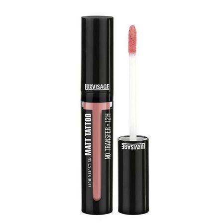 Губная помада жидкая тон 102 Creamy Rose Matt Tattoo No Transfer 12H Luxvisage 3,8мл