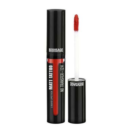 Губная помада жидкая тон 109 Classic Red Matt Tattoo No Transfer 12H Luxvisage 3,8мл