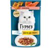 Влажный корм GOURMET PERLE для кошек, лосось, в желе