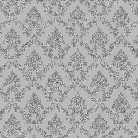 Обои Prima Italiana Arte Bella 80304 Винил на флизелине 10610 Серый Дамаск 5200₽