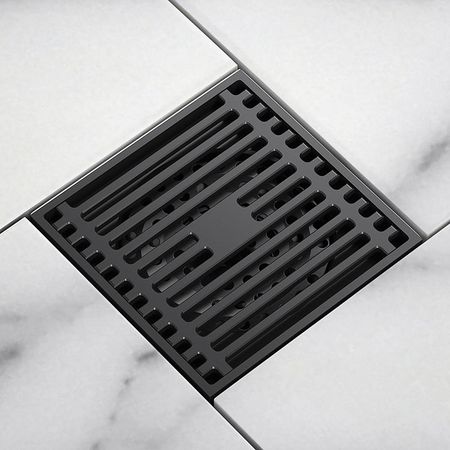 Душевой трап Orange 100x100 TR01-005b с Черной матовый решеткой 3604₽