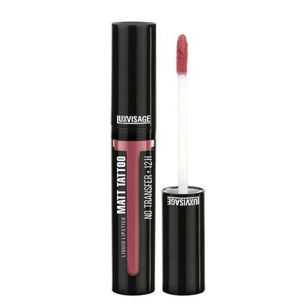 Губная помада жидкая тон 106 Mauve Matt Tattoo No Transfer 12H Luxvisage 3,8мл