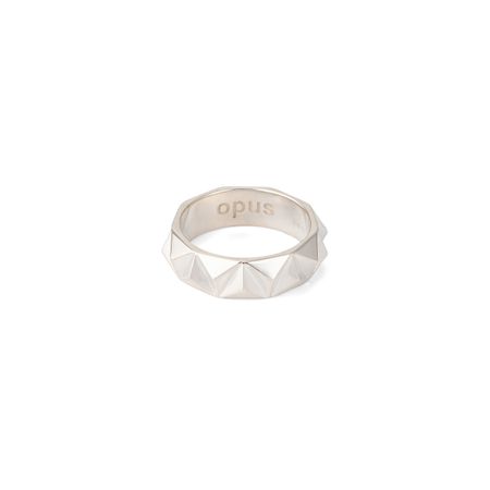 Opus Jewelry Кольцо из серебра с гранями Razor Band Ring 6.5 мм