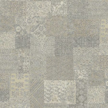 Обои Emiliana Parati Tesori dOriente 97203 Винил на флизелине 1061005 БежевыйСеребряный ПэчворкОрнамент 11950₽