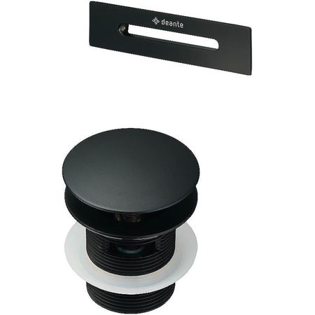 Донный клапан Deante KYY_N10B click-clack Черный матовый 6509₽