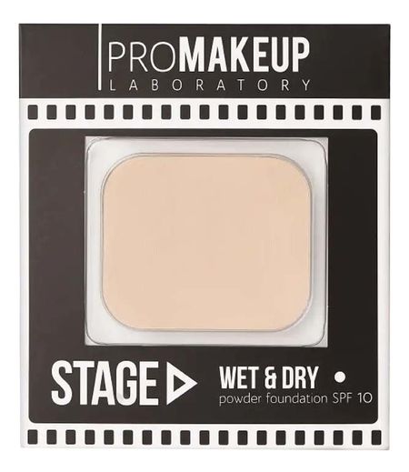 Пудра для лица 2 в 1 Stage Wet &amp; Dry SPF 10 10г: S12 Cветло-бежевый/нейтральный