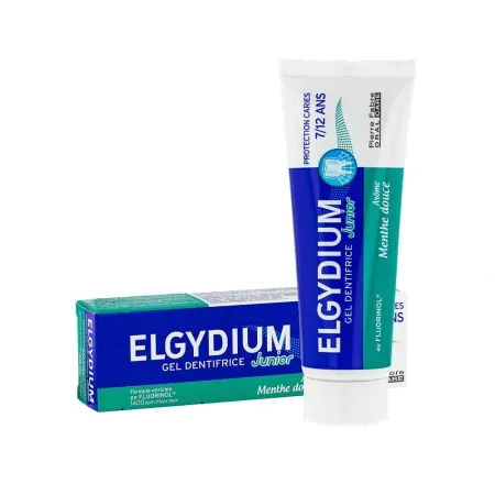 Зубная паста Elgydium Elgydium от кариеса Junior Mild Mint от 7 до 12 лет 50 мл 480₽