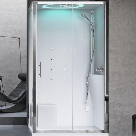 Душевая кабина Novellini Eon 120х80 R EON2P129DT1N-1AK с гидромассажем 481940₽