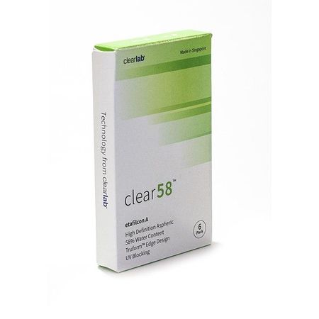 Линзы контактные ClearLab Clear 58 (8.7/-2,00) 6шт