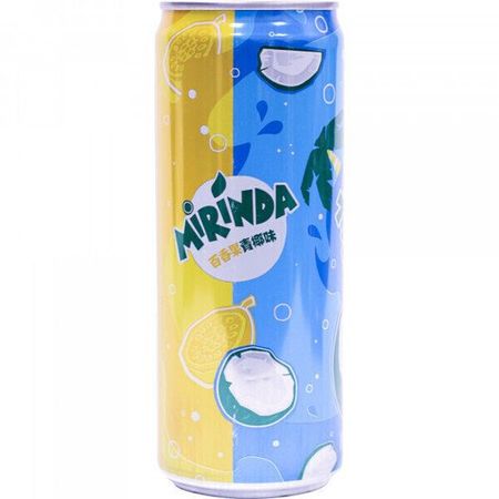 Газированный напиток Mirinda Маракуйя и Кокос, 330 мл