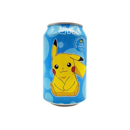 Газированный напиток QDOL Pokemon со вкусом Цитруса, 330 мл
