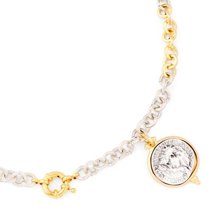 La Conception de Safina Antonina Колье Antique из латуни с византийской монетой