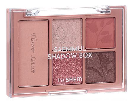 Тени для век Saemmul Shadow Box Flower Letter 4,5г