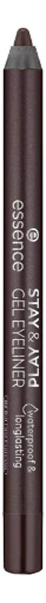 Водостойкий гелевый карандаш для глаз Stay &amp; Play Gel Eyeliner 1,3г: 02 But First Espresso