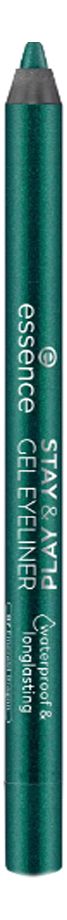 Водостойкий гелевый карандаш для глаз Stay &amp; Play Gel Eyeliner 1,3г: 07 Emerald Dragon