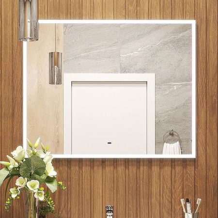 Зеркало Bond Cube 100x80 M44ZE-10080 с подсветкой с сенсорным выключателем 15291₽