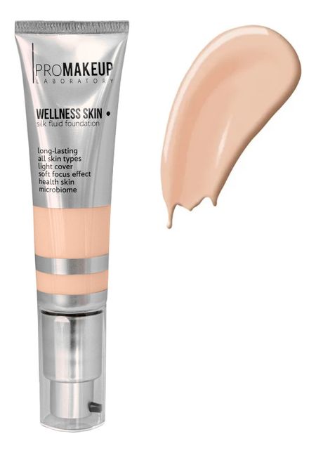 Тональный флюид с шелковым покрытием Welness Skin 30мл: 101 Фарфоровый (холодный)