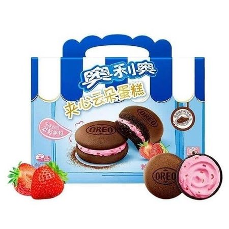 Печенье Oreo Socola-Pie бисквитное, с клубничной начинкой, 88 г