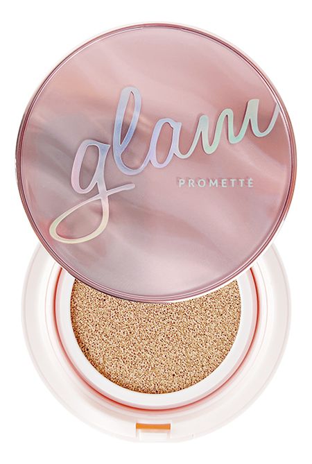 Увлажняющий кушон с жемчужной пудрой Promette Glam Origin Radiance Cushion SPF50+ PA+++ 14г: No 13