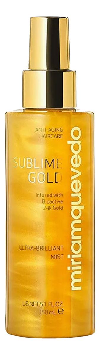 Золотой мист для ультраблеска и сияния волос Sublime Gold Ultra-Brilliant Mist 150мл