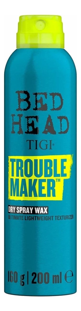 Легкий текстурирующий спрей-воск для волос Bed Head Trouble Maker Dry Spray Wax Texture Finishing Spray 200мл