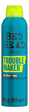 Легкий текстурирующий спрей-воск для волос Bed Head Trouble Maker Dry Spray Wax Texture Finishing Spray 200мл