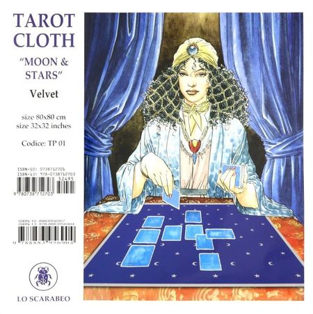 None Скатерть для гадания "Луна и Звезды" для карт таро (80х80)