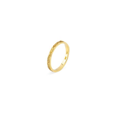УРА jewelry Позолоченное тонкое фактурное кольцо