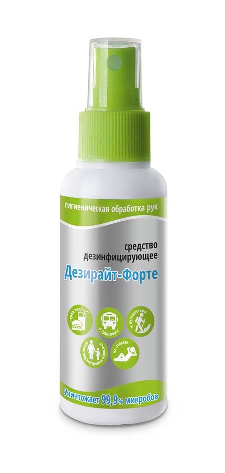 Дезирайт-форте спрей для обработки рук 100 мл 89₽
