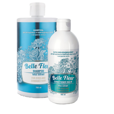 Набор Belle Fleur для окрашенных и поврежденных волос 2 средства 499₽