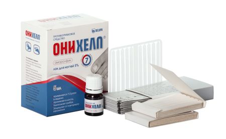 Онихелп лак для ногтей 5% 5мл