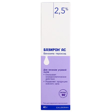 Базирон АС гель 2,5% 40г