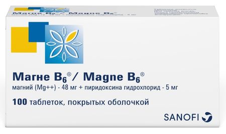 Магне В6 таб.п о №100