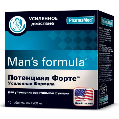 Мен-с формула Потенциал Форте Усиленная формула таб. №15