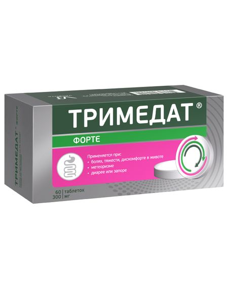 Тримедат форте таб.п о плен. пролонг. 300мг №60