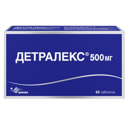 Детралекс таб.п о 500мг №60